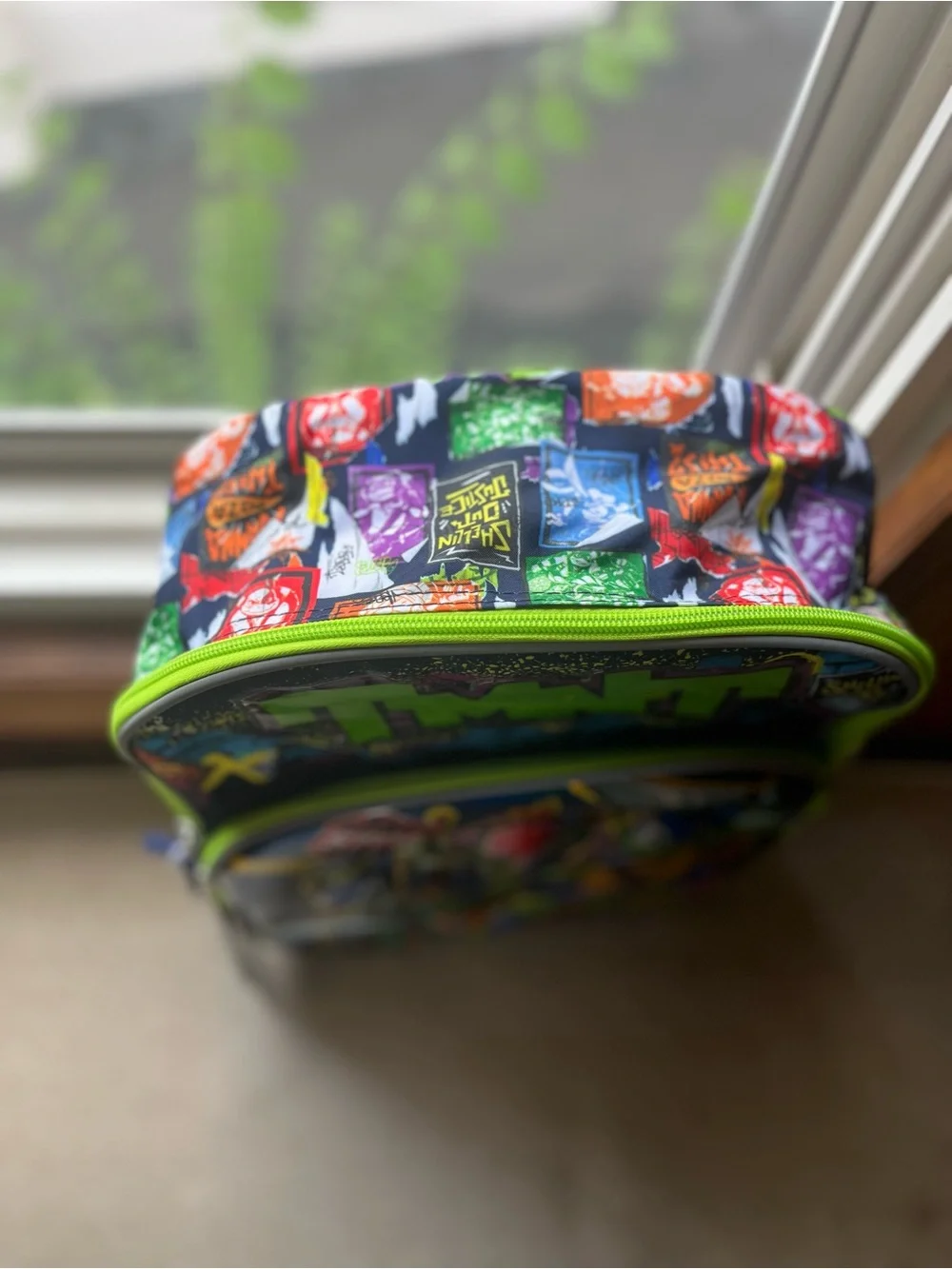 Teenage Mutant Ninja Turtles Kids Backpack - Bright Green Character Pack